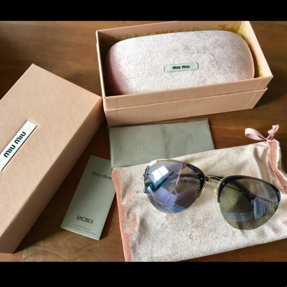 Miu Miu Teardrop Aviators